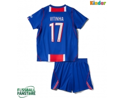 Paris Saint-Germain Vitinha #17 Replik Heimtrikot Kinder 2026-27 Kurzarm (+ Kurze Hosen)